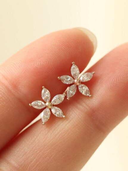 Flower earrings(0.400)