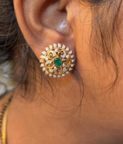 Swarovski gold Studs