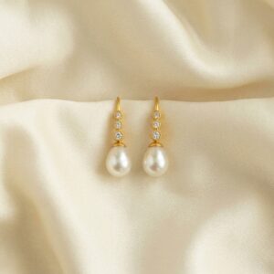 Pearl Swarovski stone hangings