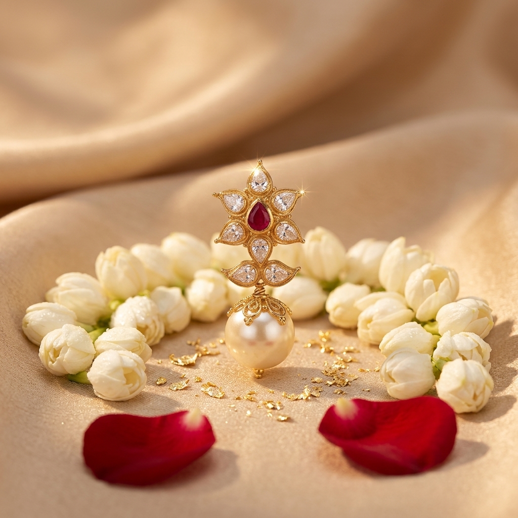 lotus pearl earrings - Image 6
