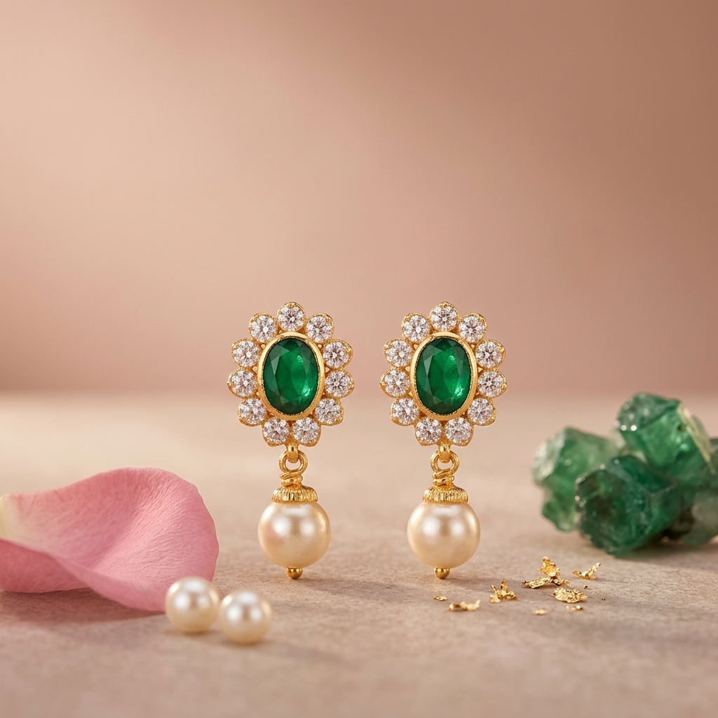 DIAMOND MULTICOLOR EARRINGS - Image 9