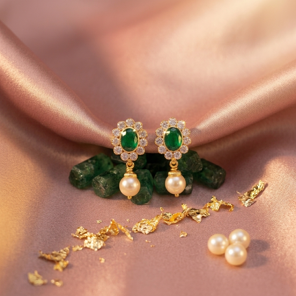 DIAMOND MULTICOLOR EARRINGS - Image 7