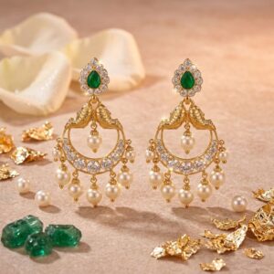Fish chandhbali Earrings