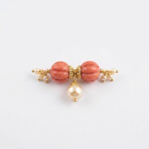 CORAL PUMPKIN PENDENT