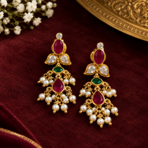 Multicolor drop earrings