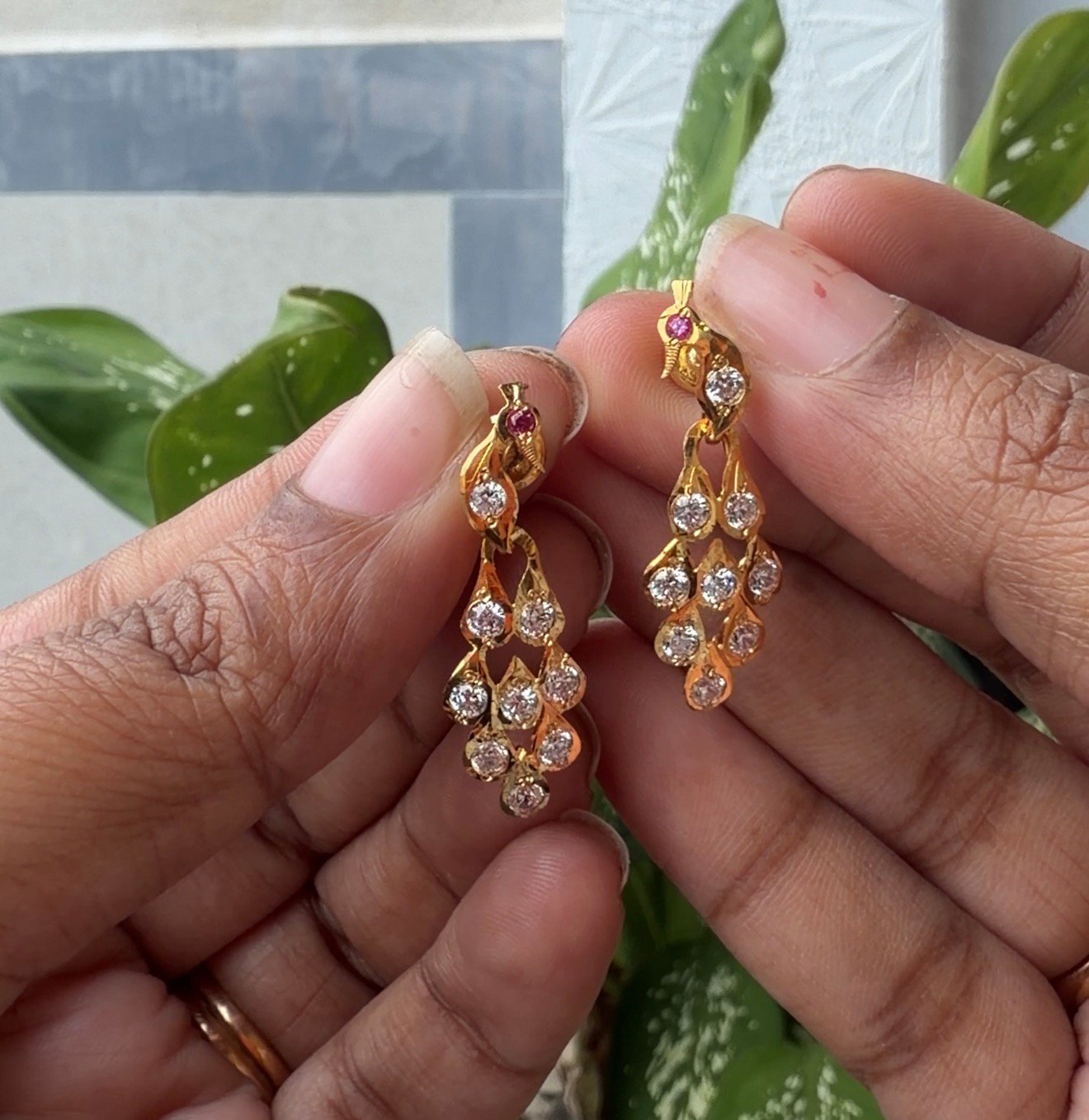 Peacock Earrings - Image 5