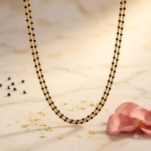 PLAIN BLACK BEADS (2222)